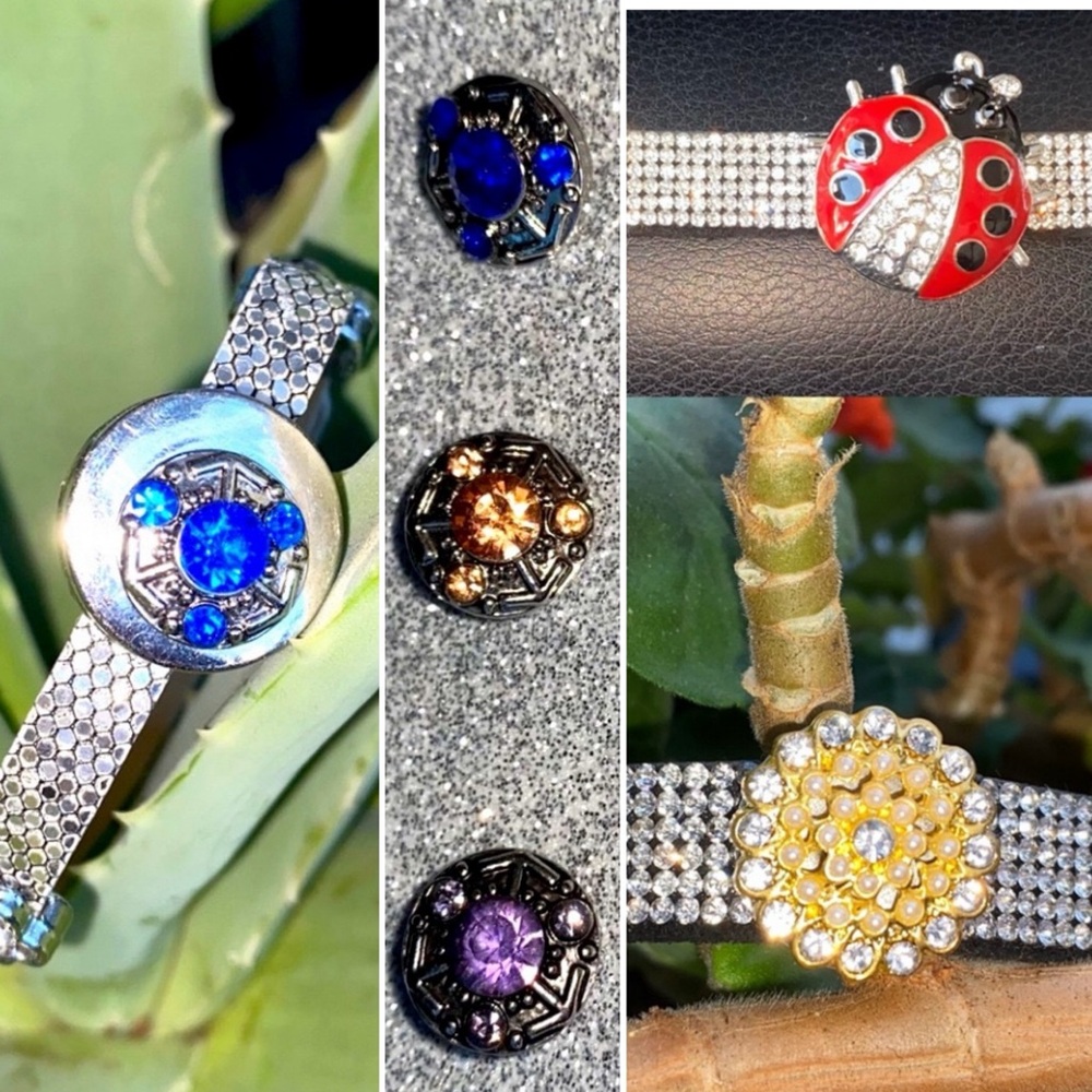 2  Interchangeable Jewelry Sets with Colorful Charms